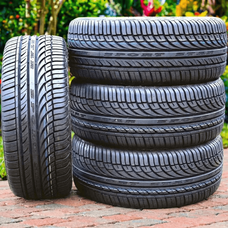 Set of 4 performance tires sized to your car