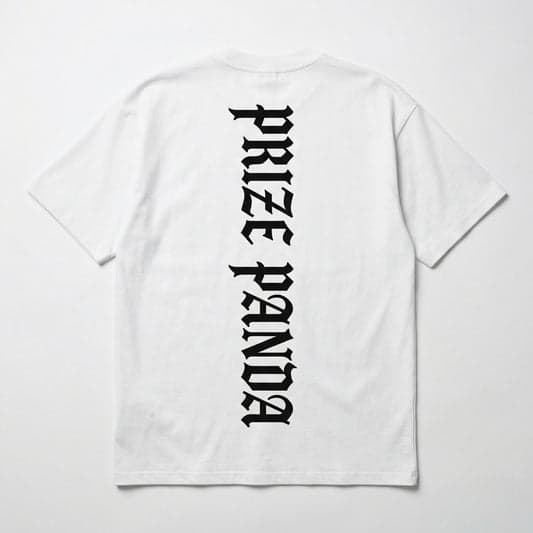 Old English Back-Print Tee — White