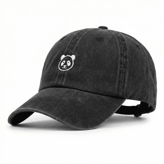 Panda Patch Washed Dad Cap