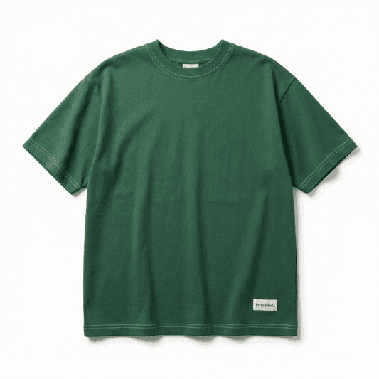 Stitch Label Tee — Forest